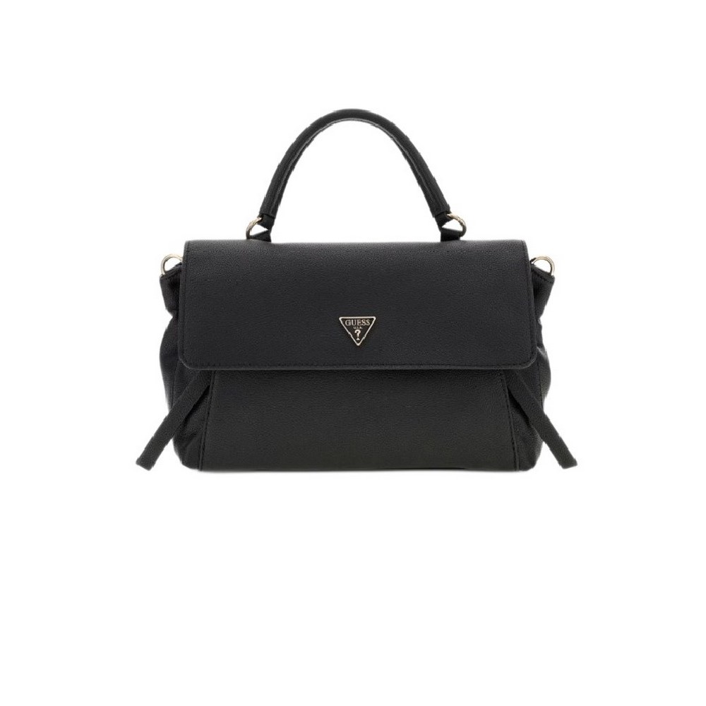GUESS DEVON TOP HANDLE FLAP ΤΣΑΝΤΑ ΓΥΝΑΙΚΕΙΑ BLACK
