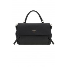 GUESS DEVON TOP HANDLE FLAP ΤΣΑΝΤΑ ΓΥΝΑΙΚΕΙΑ BLACK