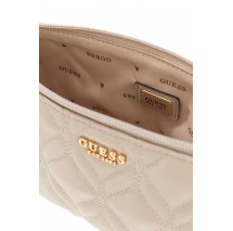 GUESS MAXINE SLG WRISTLET POUCH ΤΣΑΝΤΑ ΓΥΝΑΙΚΕΙΑ TAUPE