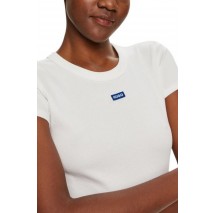 HUGO BOSS JERSEY EASEY TEE B T-SHIRT ΜΠΛΟΥΖΑ ΓΥΝΑΙΚΕΙΑ WHITE