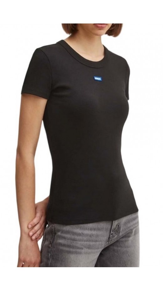 HUGO BOSS JERSEY EASEY TEE B T-SHIRT ΜΠΛΟΥΖΑ ΓΥΝΑΙΚΕΙΑ BLACK