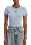 HUGO BOSS JERSEY EASEY TEE B T-SHIRT ΜΠΛΟΥΖΑ ΓΥΝΑΙΚΕΙΑ CIEL
