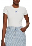 HUGO BOSS JERSEY EASEY TEE B T-SHIRT ΜΠΛΟΥΖΑ ΓΥΝΑΙΚΕΙΑ WHITE