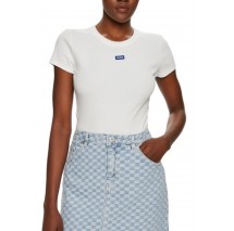 HUGO BOSS JERSEY EASEY TEE B T-SHIRT ΜΠΛΟΥΖΑ ΓΥΝΑΙΚΕΙΑ WHITE