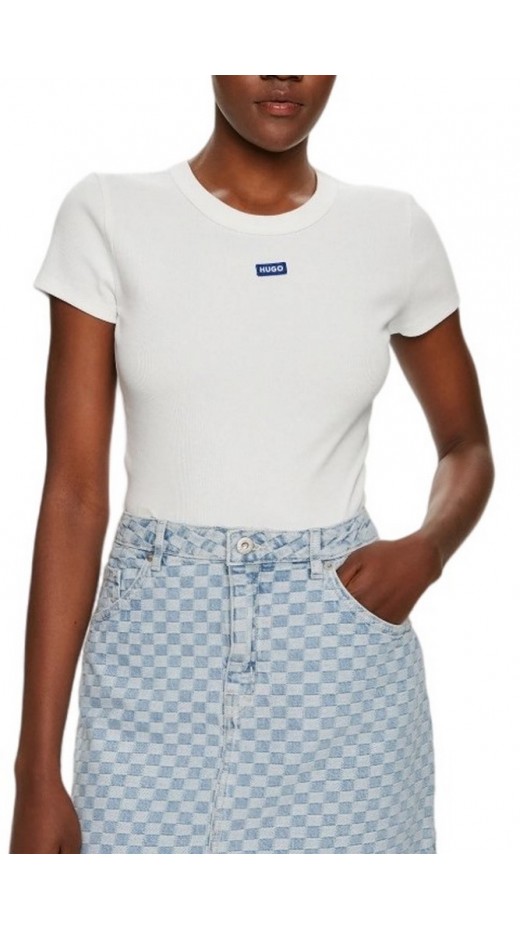 HUGO BOSS JERSEY EASEY TEE B T-SHIRT ΜΠΛΟΥΖΑ ΓΥΝΑΙΚΕΙΑ WHITE