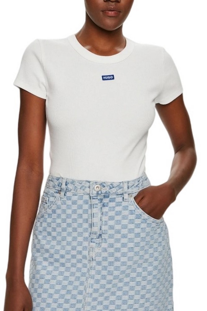 HUGO BOSS JERSEY EASEY TEE B T-SHIRT ΜΠΛΟΥΖΑ ΓΥΝΑΙΚΕΙΑ WHITE
