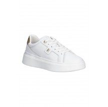 TOMMY HILFIGER CHIC PLATFORM SNAKE ΠΑΠΟΥΤΣΙ ΓΥΝΑΙΚΕΙΟ WHITE
