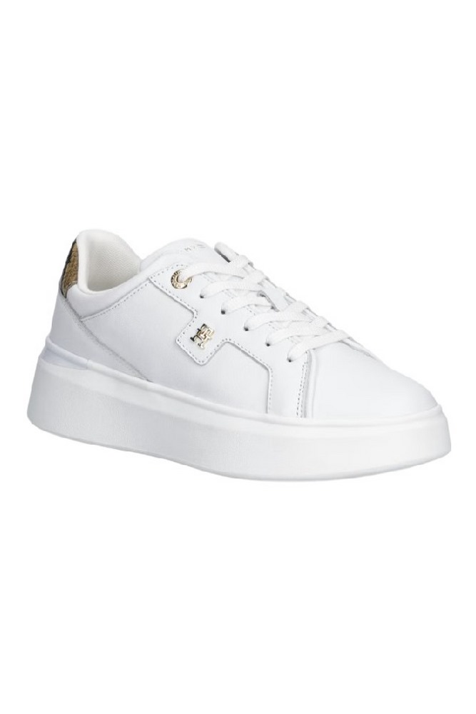 TOMMY HILFIGER CHIC PLATFORM SNAKE ΠΑΠΟΥΤΣΙ ΓΥΝΑΙΚΕΙΟ WHITE