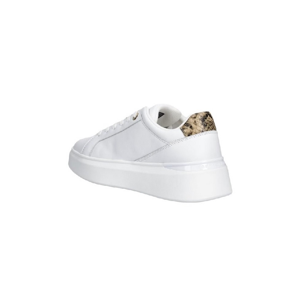 TOMMY HILFIGER CHIC PLATFORM SNAKE ΠΑΠΟΥΤΣΙ ΓΥΝΑΙΚΕΙΟ WHITE