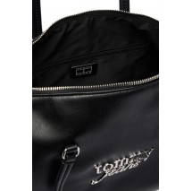 TOMMY JEANS BOLD SCRIPT TOTE ΤΣΑΝΤΑ ΓΥΝΑΙΚΕΙΑ BLACK