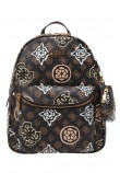 GUESS HOUSE PARTY LARGE BACKPACK ΤΣΑΝΤΑ ΓΥΝΑΙΚΕΙΑ BROWN