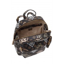 GUESS HOUSE PARTY LARGE BACKPACK ΤΣΑΝΤΑ ΓΥΝΑΙΚΕΙΑ BROWN