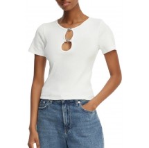 HUGO BOSS JERSEY T-SHIRT DIHEART B ΤΟΠ ΓΥΝΑΙΚΕΙΟ WHITE