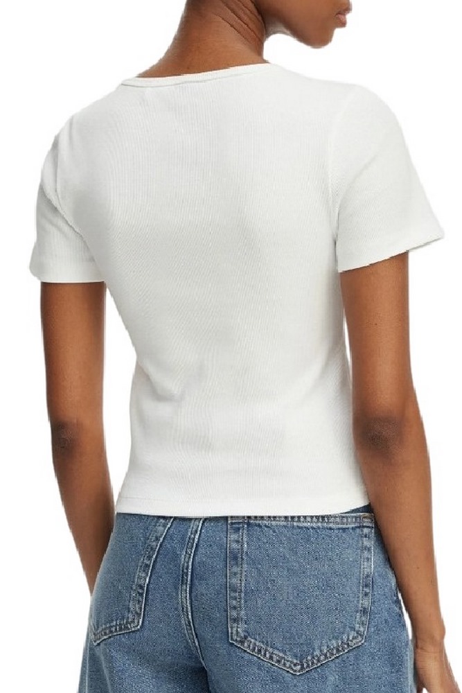 HUGO BOSS JERSEY T-SHIRT DIHEART B ΤΟΠ ΓΥΝΑΙΚΕΙΟ WHITE