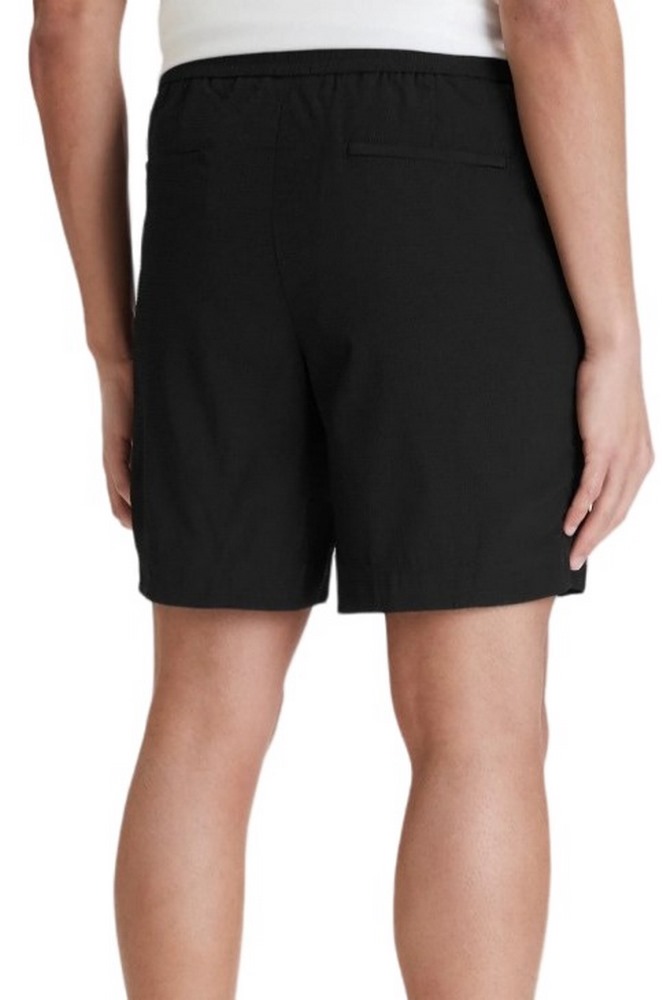 CALVIN KLEIN STRAIGHT SEERSUCKER ELASTIC 7" ΒΕΡΜΟΥΔΑ ΑΝΔΡΙΚΗ BLACK