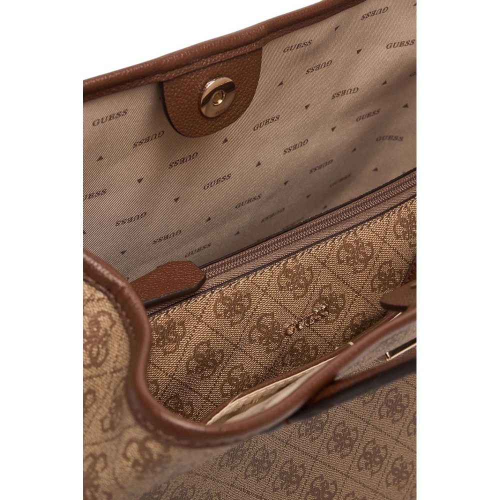 GUESS VICTTORIA 2 IN 1 TOTE ΤΣΑΝΤΑ ΓΥΝΑΙΚΕΙΑ LATTE