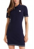 CALVIN KLEIN JEANS MICROCABLE MINI DRESS ΦΟΡΕΜΑ ΓΥΝΑΙΚΕΙΟ DARK BLUE