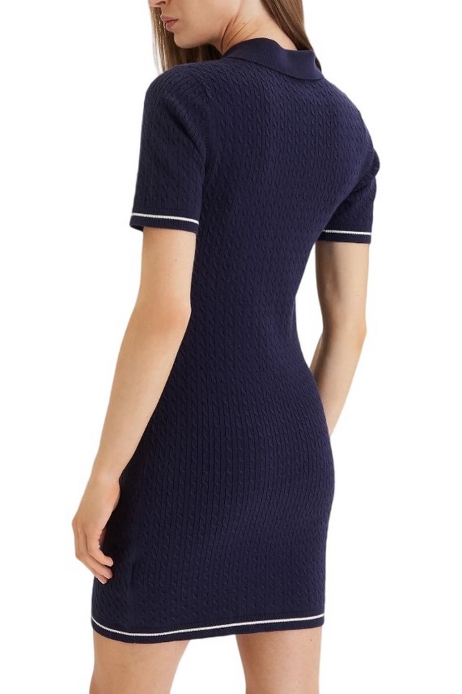 CALVIN KLEIN JEANS MICROCABLE MINI DRESS ΦΟΡΕΜΑ ΓΥΝΑΙΚΕΙΟ DARK BLUE