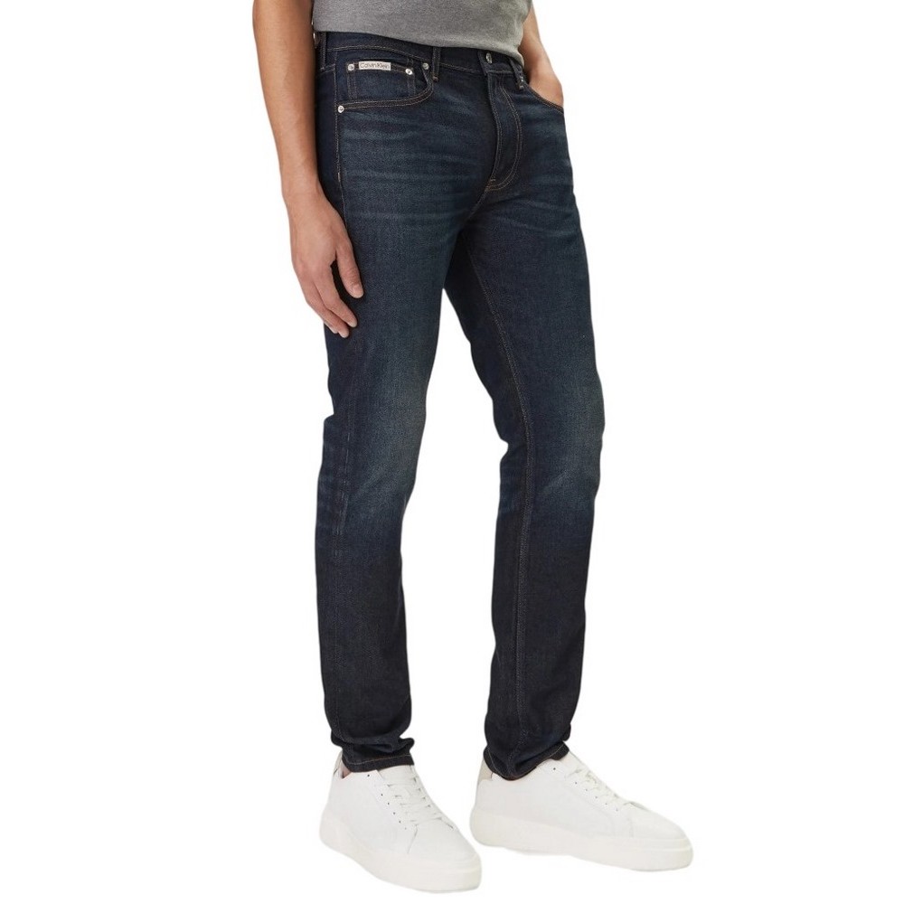 CALVIN KLEIN JEANS SLIM TAPER SAPPHIRE TANGO JEAN ΤΖΙΝ ΠΑΝΤΕΛΟΝΙ ΑΝΔΡΙΚΟ DENIM DARK