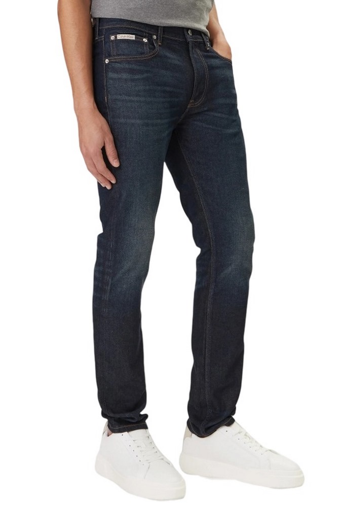 CALVIN KLEIN JEANS SLIM TAPER SAPPHIRE TANGO JEAN ΤΖΙΝ ΠΑΝΤΕΛΟΝΙ ΑΝΔΡΙΚΟ DENIM DARK