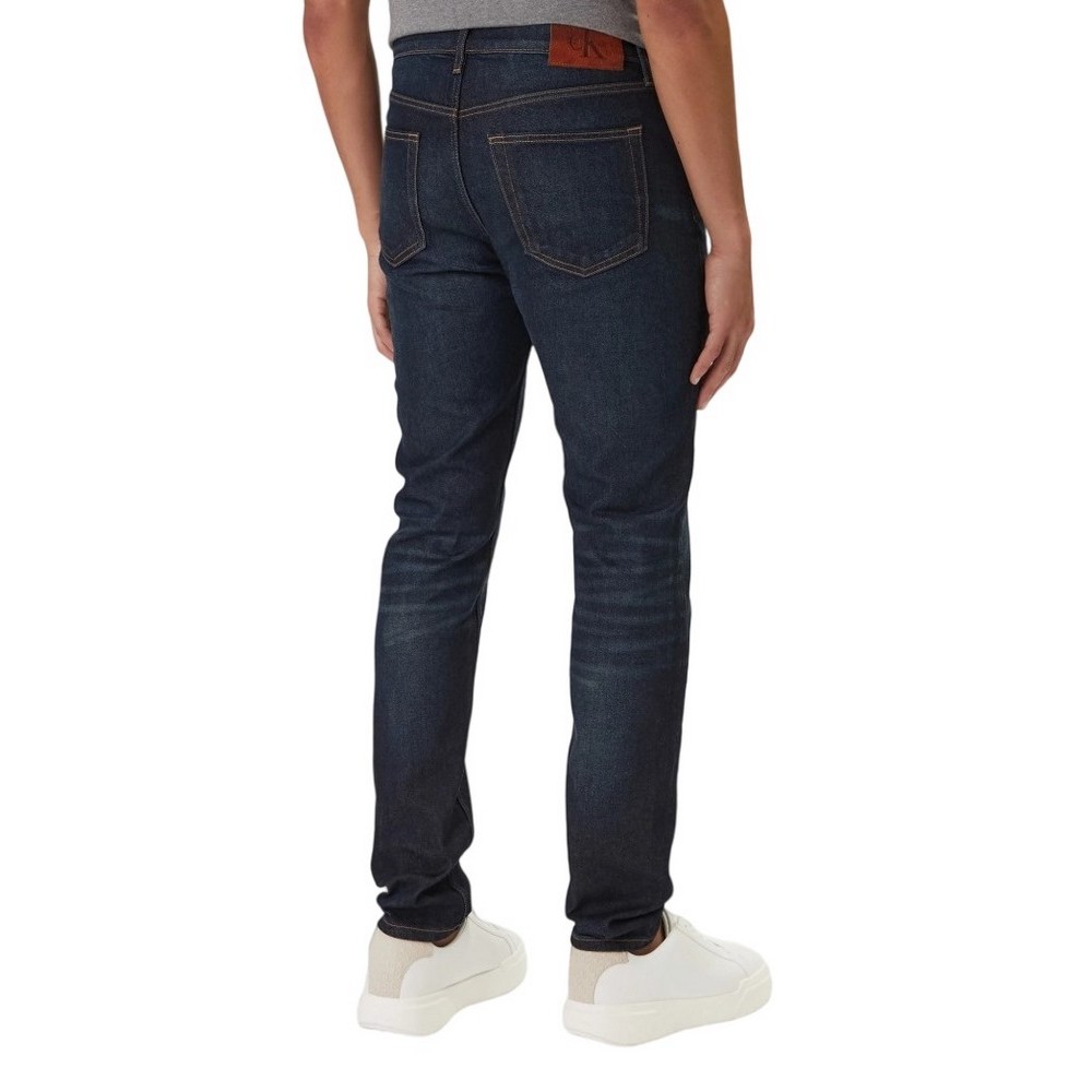 CALVIN KLEIN JEANS SLIM TAPER SAPPHIRE TANGO JEAN ΤΖΙΝ ΠΑΝΤΕΛΟΝΙ ΑΝΔΡΙΚΟ DENIM DARK