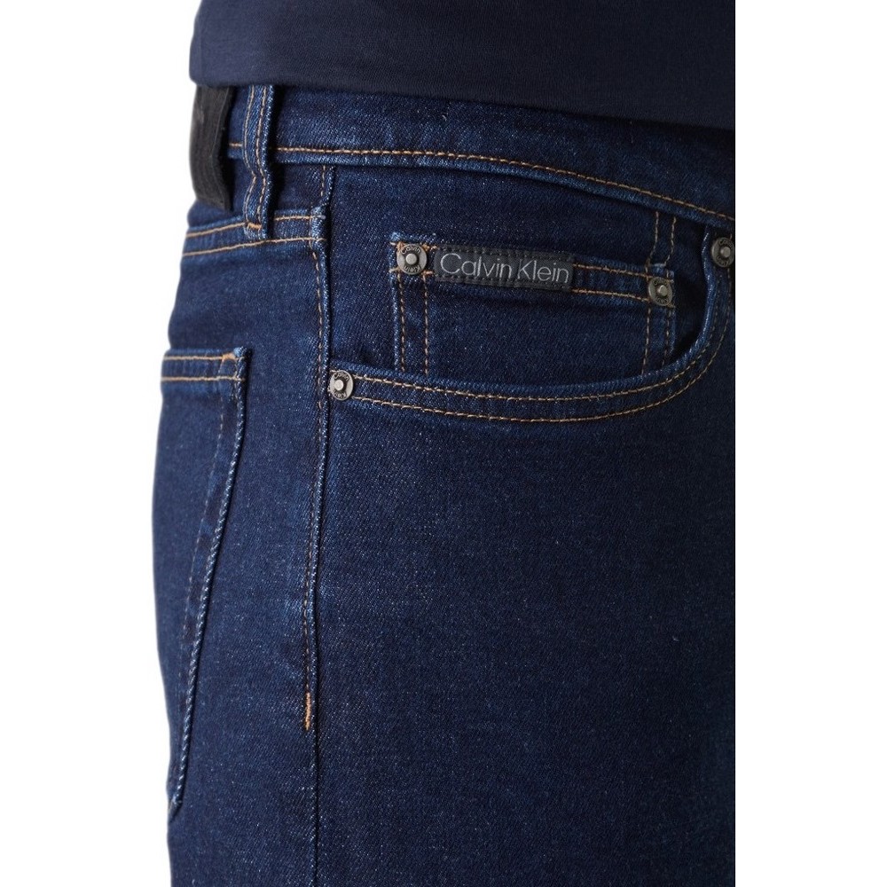 CALVIN KLEIN SLIM STRAIGHT VICTOR JEAN ΤΖΙΝ ΠΑΝΤΕΛΟΝΙ ΑΝΔΡΙΚΟ DENIM DARK