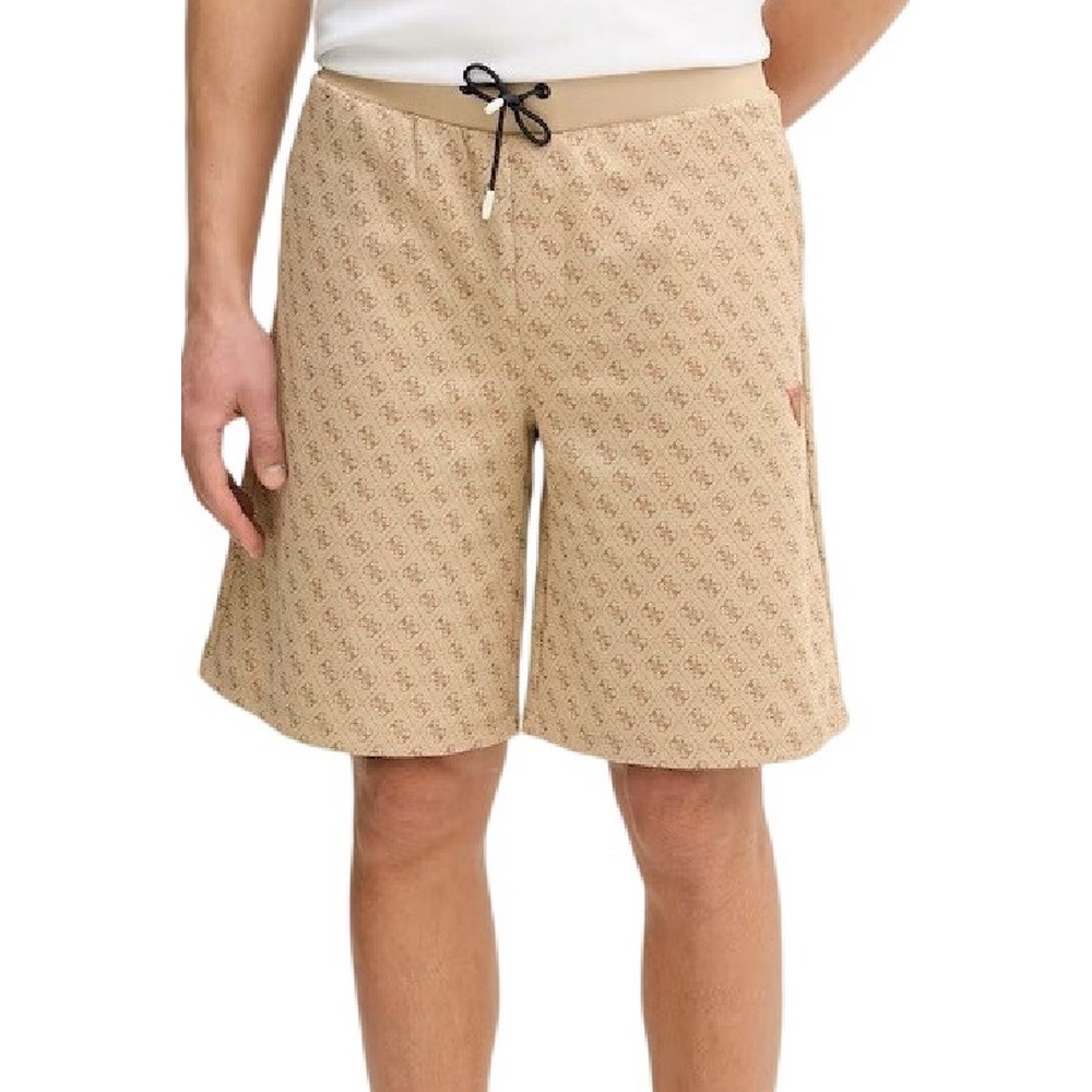 GUESS NEW KORBIN SHORT ΒΕΡΜΟΥΔΑ ΑΝΔΡΙΚΗ BEIGE