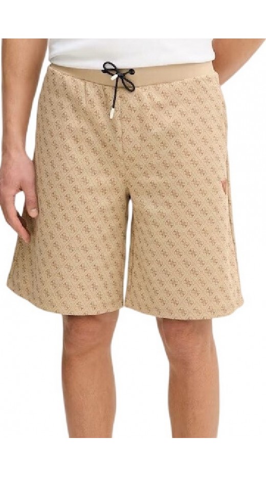 GUESS NEW KORBIN SHORT ΒΕΡΜΟΥΔΑ ΑΝΔΡΙΚΗ BEIGE