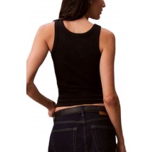 CALVIN KLEIN JEANS CONTOUR 2X2 RIB GRAPHIC TANK ΤΟΠ ΓΥΝΑΙΚΕΙΟ BLACK