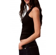 CALVIN KLEIN JEANS CONTOUR 2X2 RIB GRAPHIC TANK ΤΟΠ ΓΥΝΑΙΚΕΙΟ BLACK