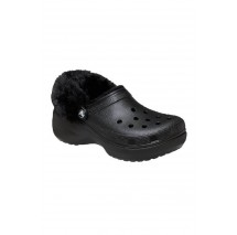 CROCS CLASSIC PLATFORM FUZZ LINED CLOG 212854 ΠΕΔΙΛΟ ΓΥΝΑΙΚΕΙΟ BLACK