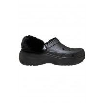 CROCS CLASSIC PLATFORM FUZZ LINED CLOG 212854 ΠΕΔΙΛΟ ΓΥΝΑΙΚΕΙΟ BLACK