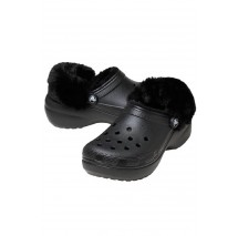 CROCS CLASSIC PLATFORM FUZZ LINED CLOG 212854 ΠΕΔΙΛΟ ΓΥΝΑΙΚΕΙΟ BLACK