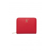 TOMMY HILFIGER ICON MED ZA W/FLAP ΠΟΡΤΟΦΟΛΙ ΓΥΝΑΙΚΕΙΟ RED