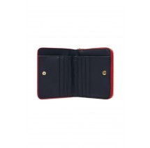 TOMMY HILFIGER ICON MED ZA W/FLAP ΠΟΡΤΟΦΟΛΙ ΓΥΝΑΙΚΕΙΟ RED