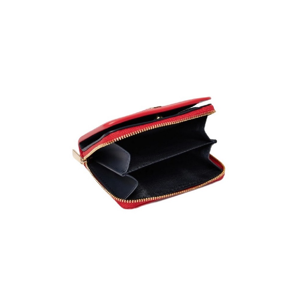 TOMMY HILFIGER ICON MED ZA W/FLAP ΠΟΡΤΟΦΟΛΙ ΓΥΝΑΙΚΕΙΟ RED