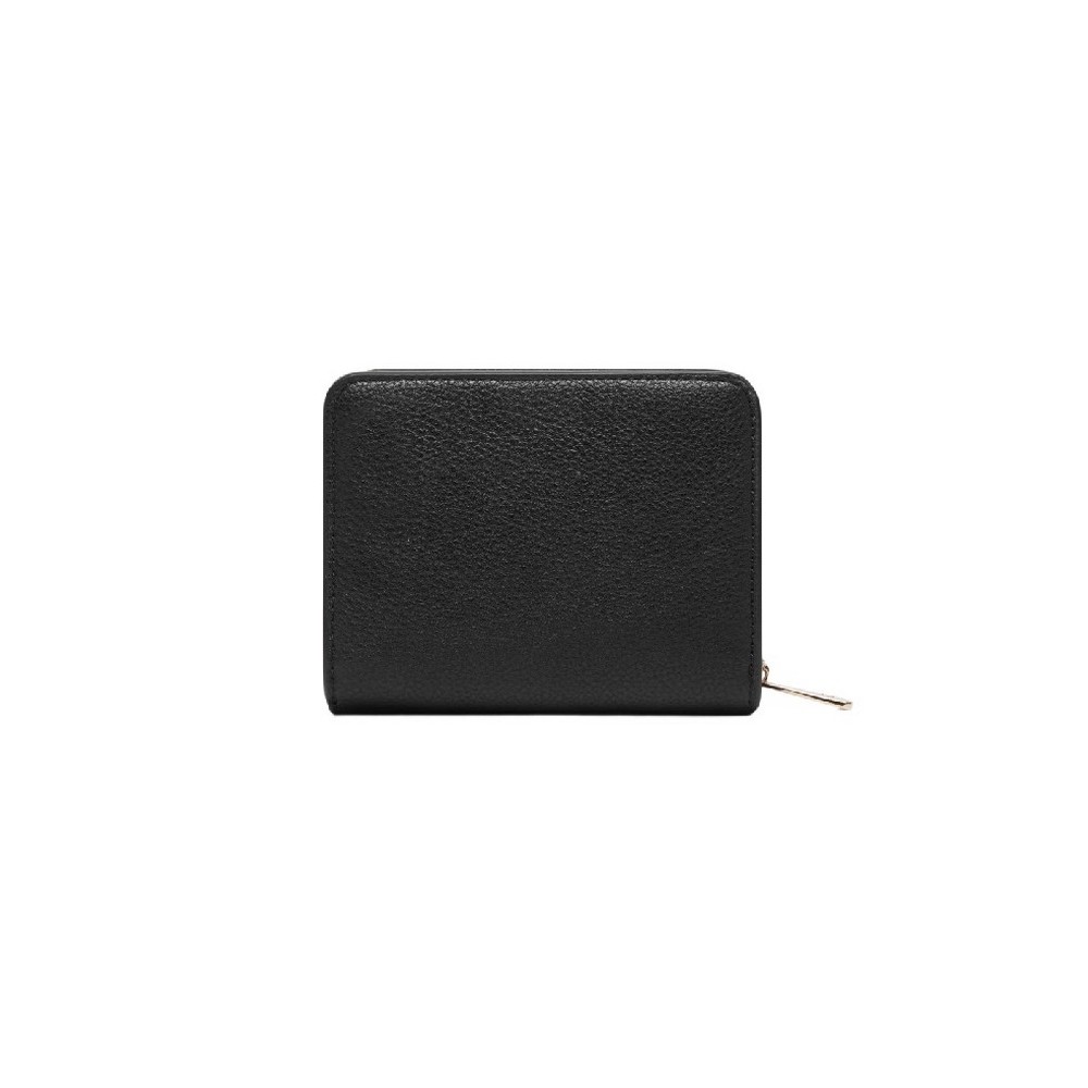 TOMMY HILFIGER ICON MED ZA W/FLAP ΠΟΡΤΟΦΟΛΙ ΓΥΝΑΙΚΕΙΟ BLACK