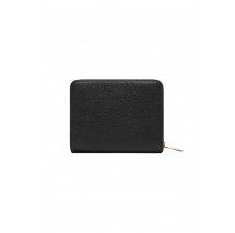 TOMMY HILFIGER ICON MED ZA W/FLAP ΠΟΡΤΟΦΟΛΙ ΓΥΝΑΙΚΕΙΟ BLACK