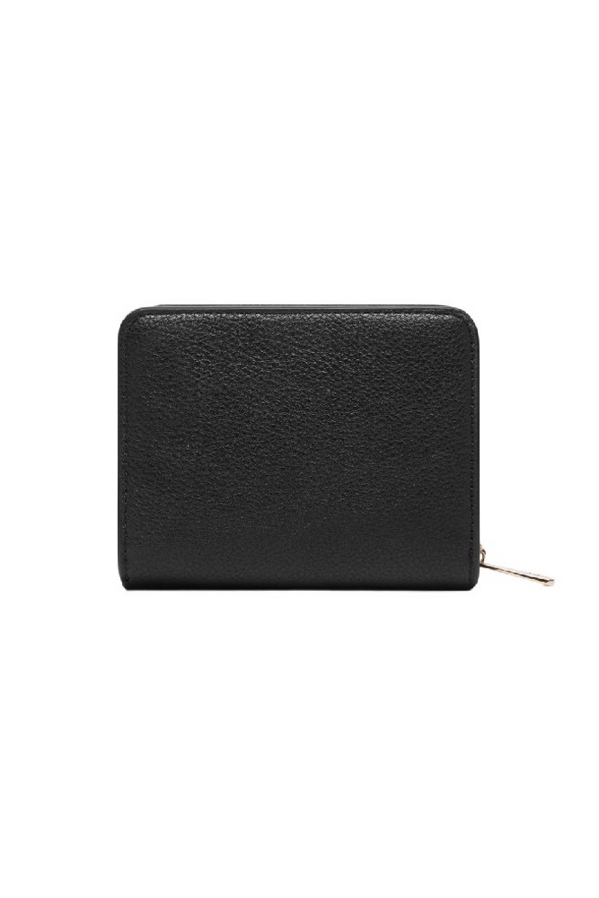 TOMMY HILFIGER ICON MED ZA W/FLAP ΠΟΡΤΟΦΟΛΙ ΓΥΝΑΙΚΕΙΟ BLACK