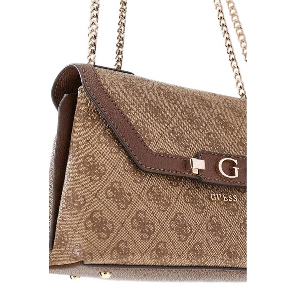 GUESS LINDSEY CONVERTIBLE XBODY FLAP ΤΣΑΝΤΑ ΓΥΝΑΙΚΕΙΑ LATTE