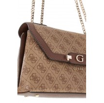 GUESS LINDSEY CONVERTIBLE XBODY FLAP ΤΣΑΝΤΑ ΓΥΝΑΙΚΕΙΑ LATTE