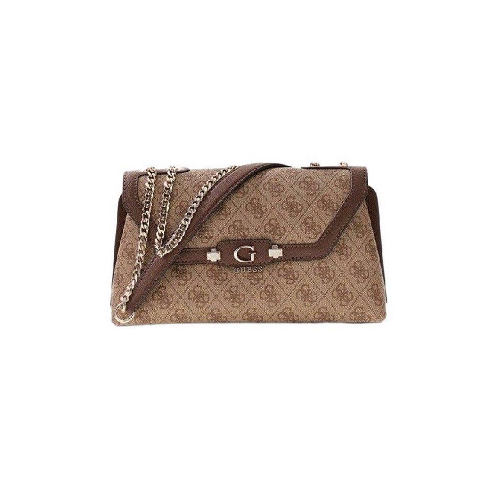 GUESS LINDSEY CONVERTIBLE XBODY FLAP ΤΣΑΝΤΑ ΓΥΝΑΙΚΕΙΑ LATTE