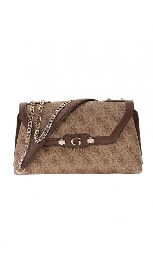 GUESS LINDSEY CONVERTIBLE XBODY FLAP ΤΣΑΝΤΑ ΓΥΝΑΙΚΕΙΑ LATTE