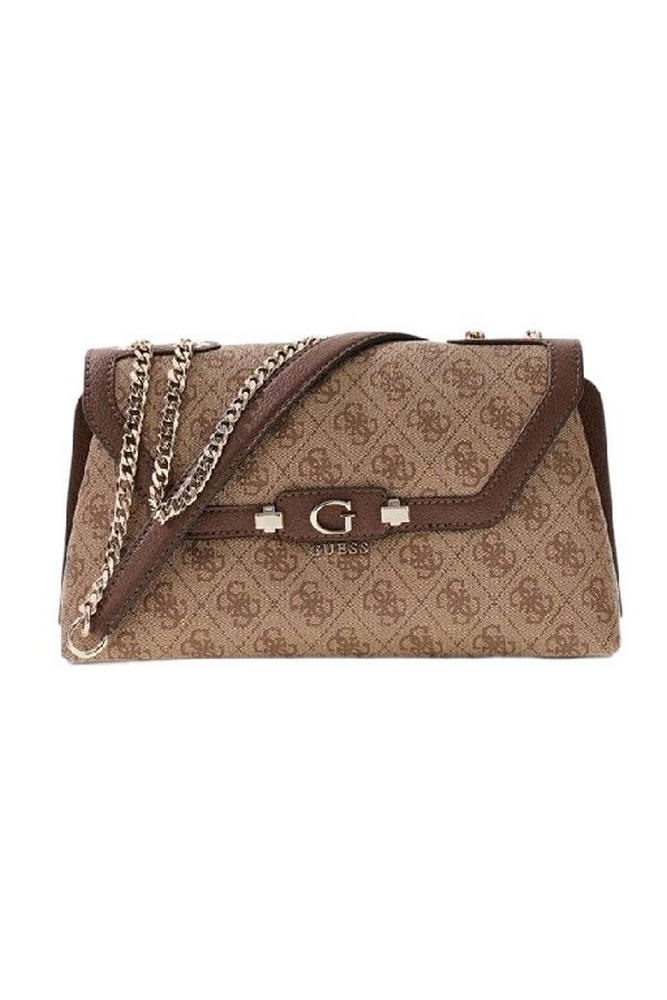 GUESS LINDSEY CONVERTIBLE XBODY FLAP ΤΣΑΝΤΑ ΓΥΝΑΙΚΕΙΑ LATTE