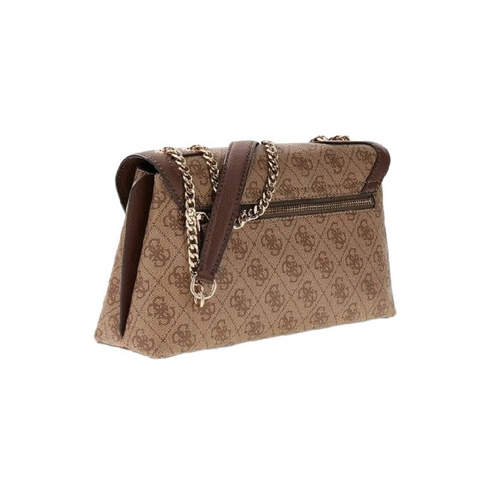 GUESS LINDSEY CONVERTIBLE XBODY FLAP ΤΣΑΝΤΑ ΓΥΝΑΙΚΕΙΑ LATTE
