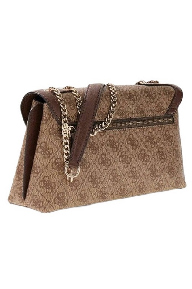 GUESS LINDSEY CONVERTIBLE XBODY FLAP ΤΣΑΝΤΑ ΓΥΝΑΙΚΕΙΑ LATTE