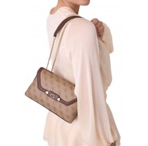 GUESS LINDSEY CONVERTIBLE XBODY FLAP ΤΣΑΝΤΑ ΓΥΝΑΙΚΕΙΑ LATTE