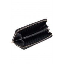 GUESS LAUREL II SLG LARGE ZIP AROUND ΠΟΡΤΟΦΟΛΙ ΓΥΝΑΙΚΕΙΟ BLACK