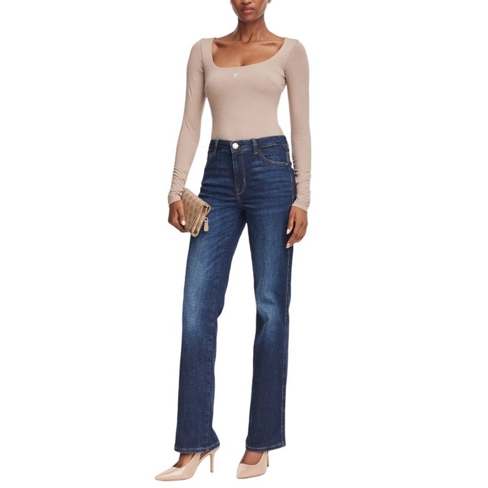 GUESS SEXY STRAIGHT ΠΑΝΤΕΛΟΝΙ ΤΖΙΝ ΓΥΝΑΙΚΕΙΟ DENIM DARK
