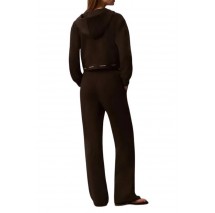CALVIN KLEIN JEANS TERRY LOGO WAISTBAND TRACK PANT ΠΑΝΤΕΛΟΝΙ ΓΥΝΑΙΚΕΙΟ COFFEE